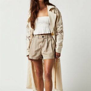Free People Billie Chino Shorts